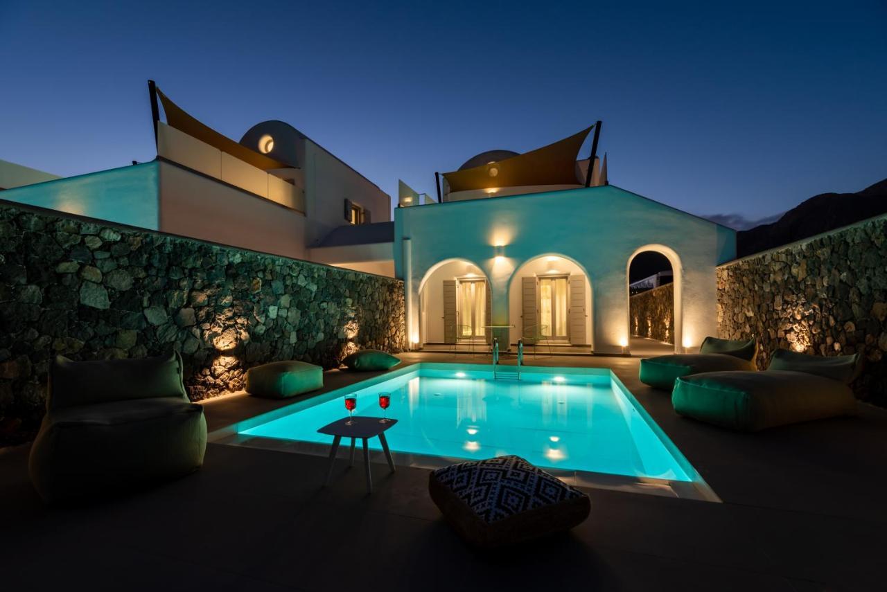 Modern Dome Homes Of Santorini Perissa  Eksteriør billede